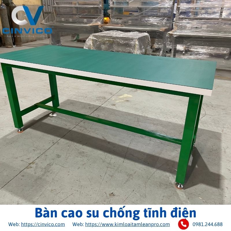 Bàn cao su chống tĩnh điện